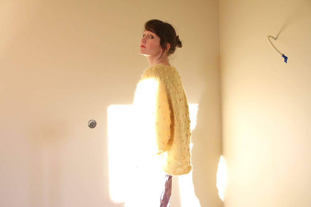 Fuzzy Dot Sweater