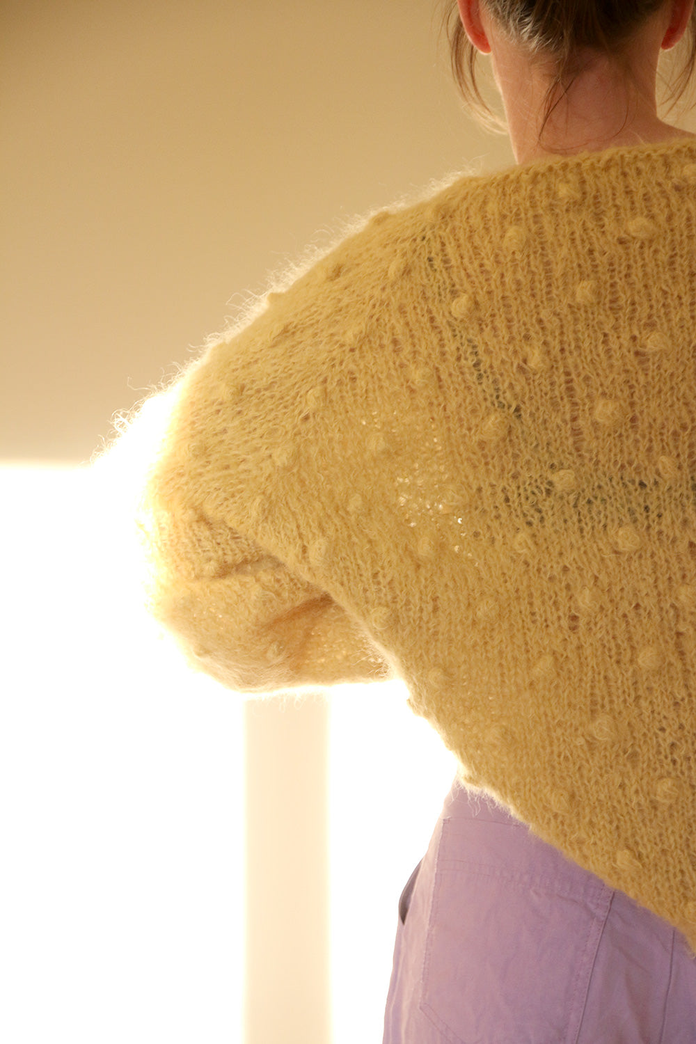 Fuzzy Dot Sweater