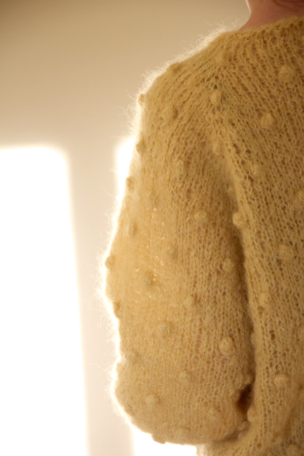 Fuzzy Dot Sweater