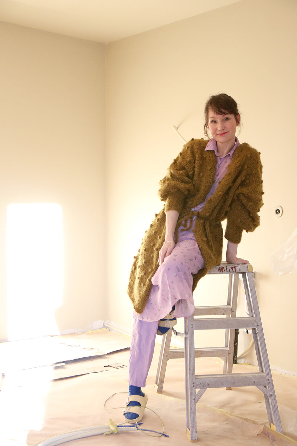 Fuzzy Dot Coat
