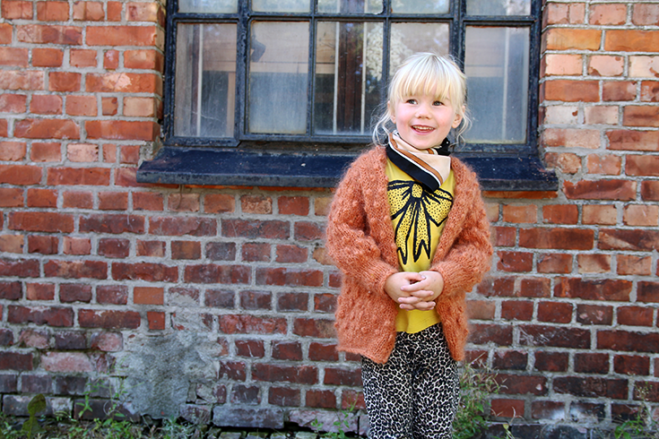 Fuzzy Dot Cardi Mini