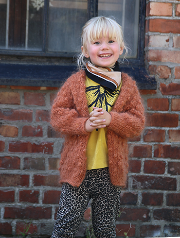 Fuzzy Dot Cardi Mini
