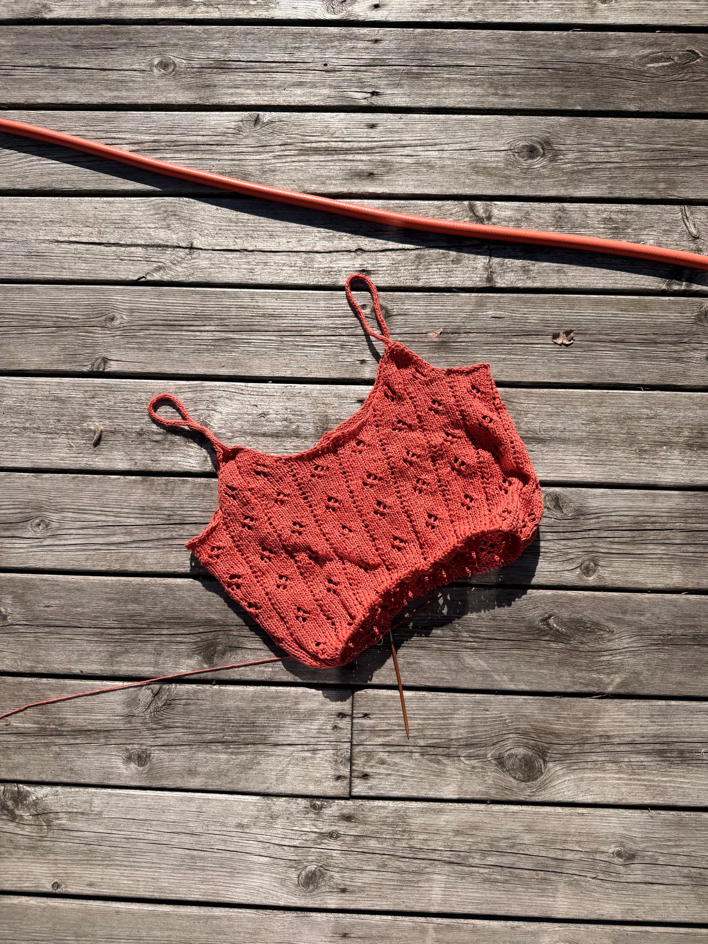 Pointelle Top