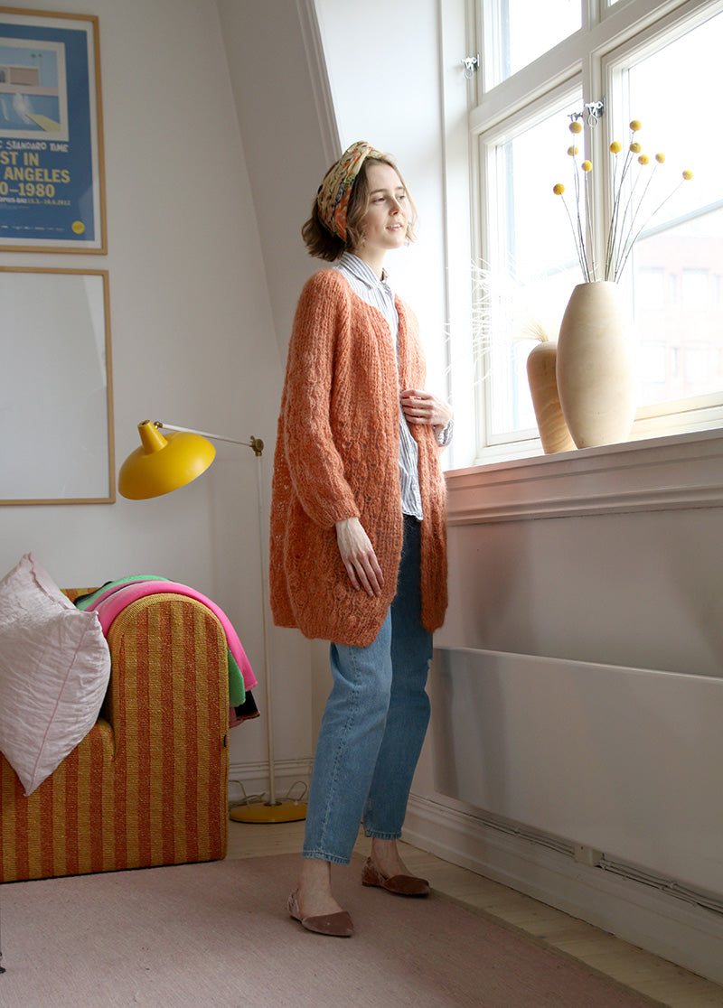 Fuzzy Tulip Cardi