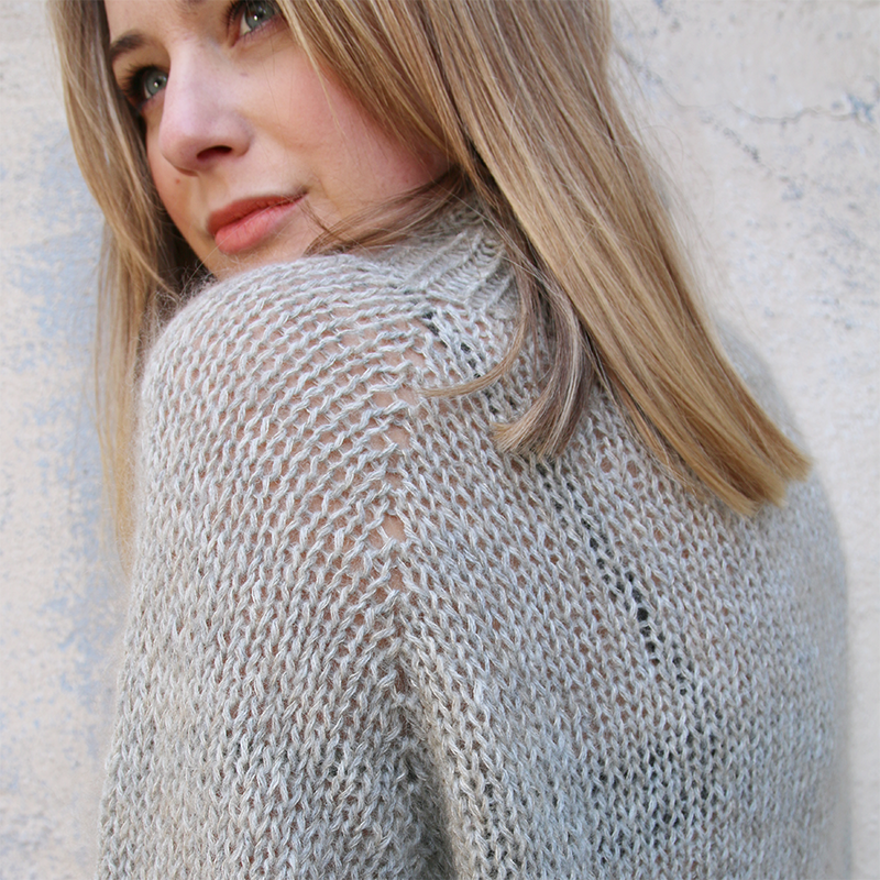 Light Turtleneck Sweater